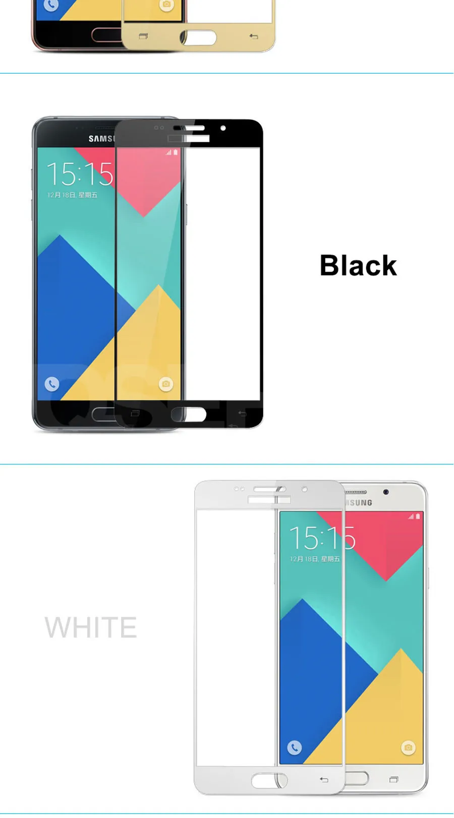 9D полное покрытие закаленное Стекло для Samsung Galaxy J3 J5 J7 Экран протектор для J2 J4 J6 J8 защитный Стекло пленка