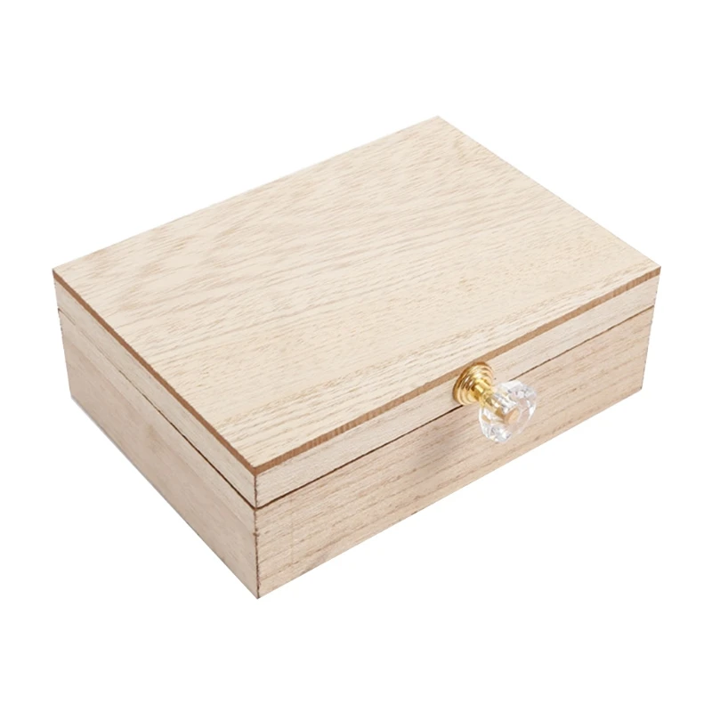 

Wedding Decor Mr. and Mrs. Wooden Ring Holder Decorative Box Elegant Wedding J78F