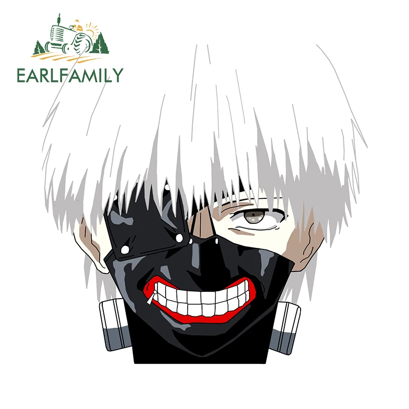EARLFAMILY 13 см x 12 8 для Токийский Гуль канеки Кен автомобильные наклейки