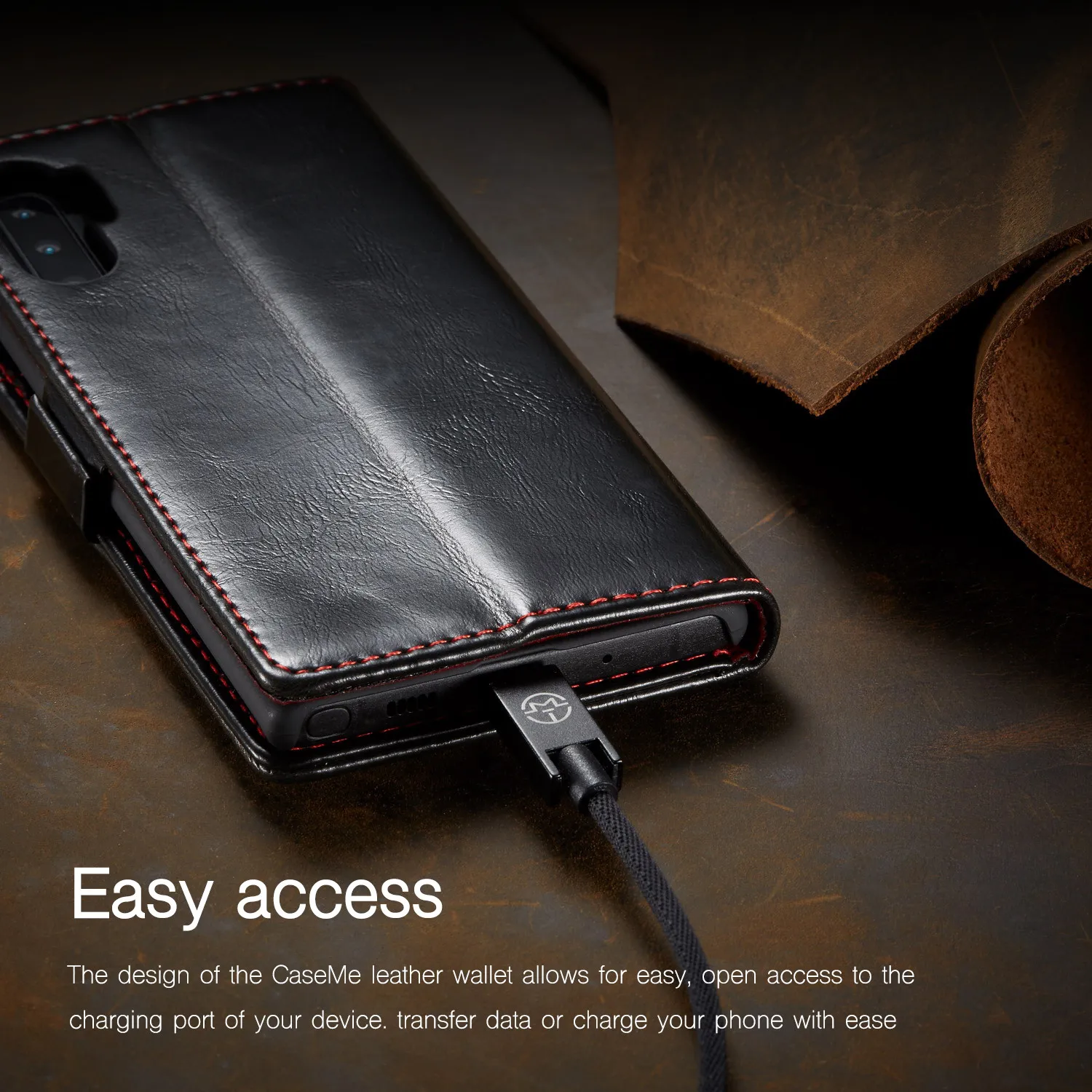 CaseMe Retro Purse Leather Case for Samsung Galaxy Note 10 Plus 4G 5G Magneti Card Holder Wallet Cover note 8 Note9 | Мобильные