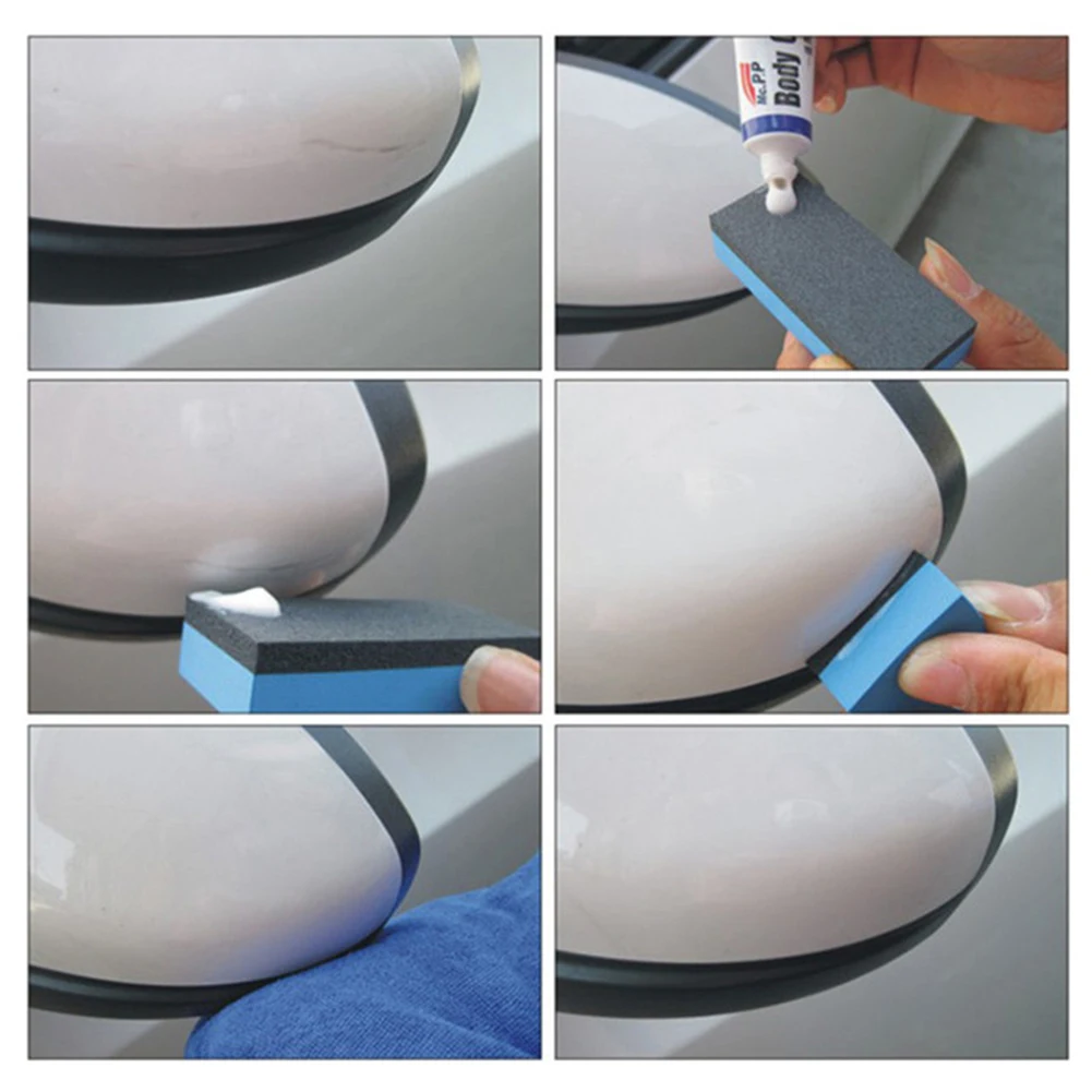 

MC-308 Car Body Compound Set 15g Paint Care Scratch Remover Polishing Grinding Paste Wax Sponge Auto Paint Repair Kit