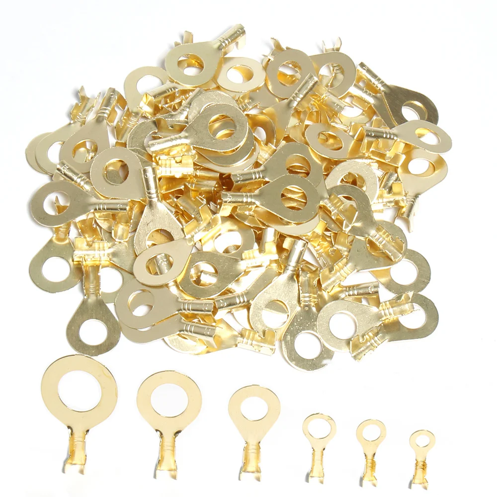 100 шт. кабельные наконечники соединитель обжимные клеммы проводов