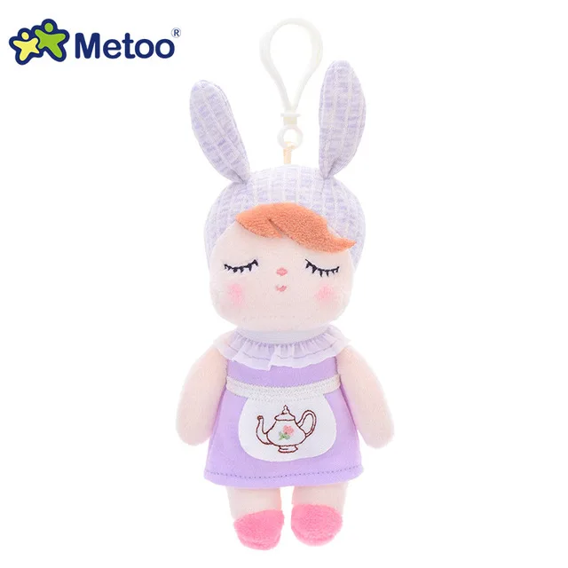 38 см Kawaii Metoo Плюшевые игрушки Анжела Русалочка Фруктовые Куклы девушка мечты плюшевый кролик набивной Рождественский подарок игрушки для детей девочка - Цвет: 15cm keychain 03