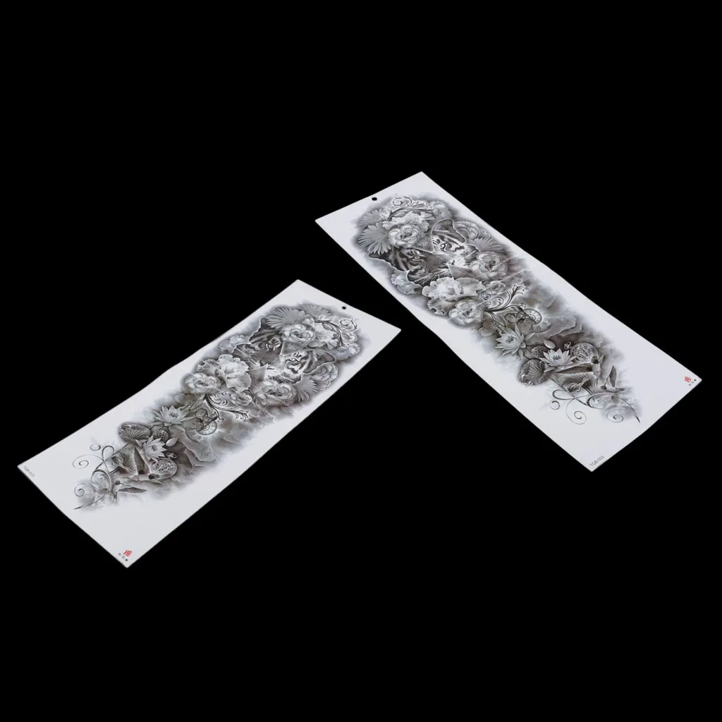 2 шт. Переводные татуировки для мужчин и женщин | Красота здоровье