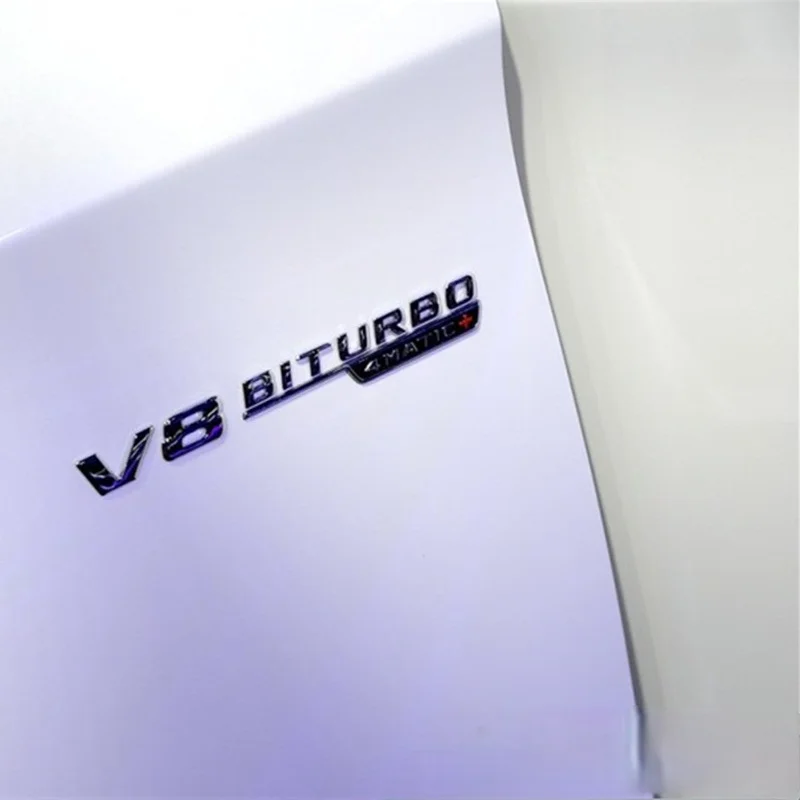 

Original Novel Body Letter Sticker Car Logo with Plus Number Leaf Board Sticker Car S63 Car Stickers