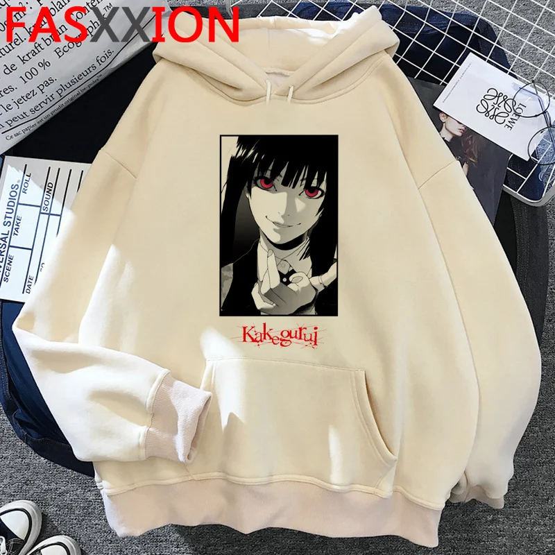 

Anime Kakegurui hoodies women y2k aesthetic printed Ulzzang anime women clothing streetwear