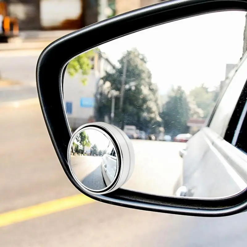HD 360 градусов широкоугольное круглое выпуклое автомобильное зеркало слепое пятно авто зеркало заднего вида для всех автомобилей