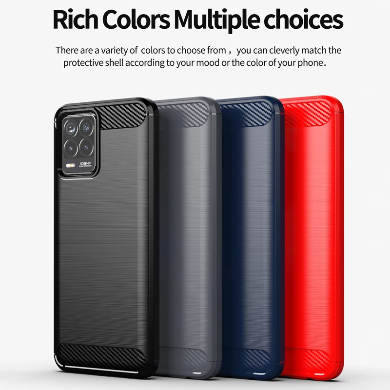 for realme 8 pro fiber carbon case for realme 8 case coque capa funda soft silicone cover for realme 8 8 pro realme c21 c17 c11 free global shipping