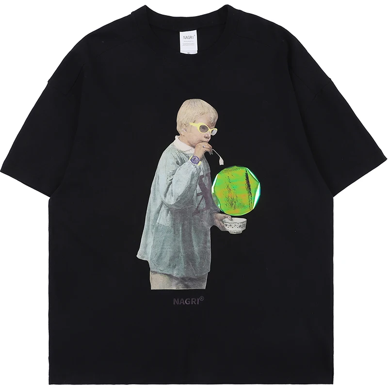 

Men's Funny Graphic Print Cotton T-Shirt Summer New Design Short Sleeve