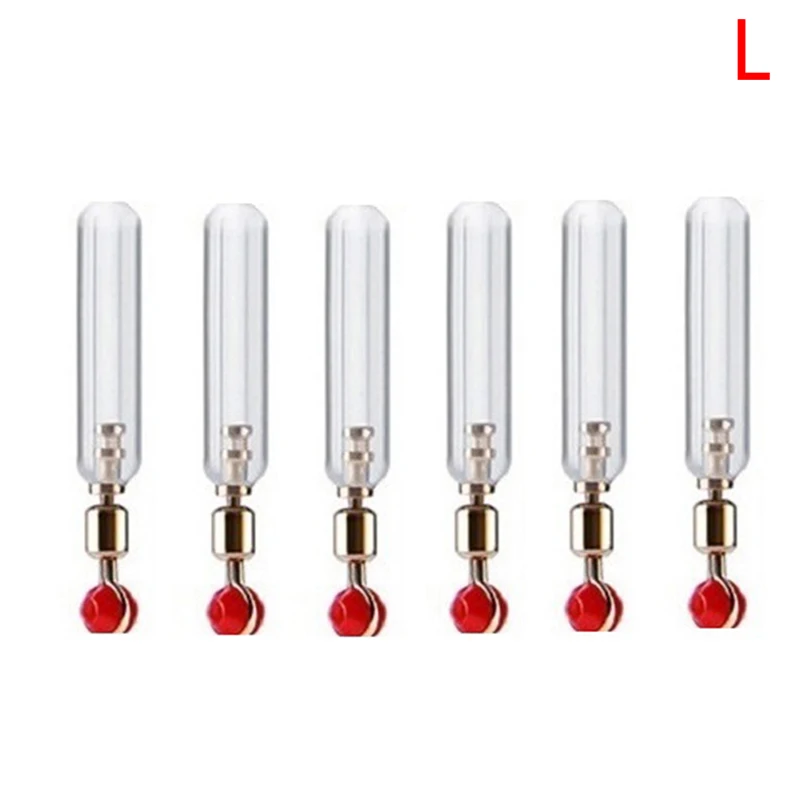 6pcs Silicone Copper Head Float Rest Fishing Anti Knot Floats Rotation Boia Tube Flotteur Buoy |