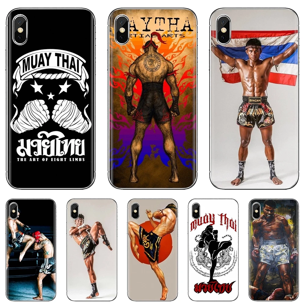 Силиконовый чехол Thailand Muay Thai для Huawei Y6 Y5 2019 Xiaomi Redmi Note 4 5 6 7 8 Pro Mi A1 A2 A3 6X 5X 7A|Бамперы| |