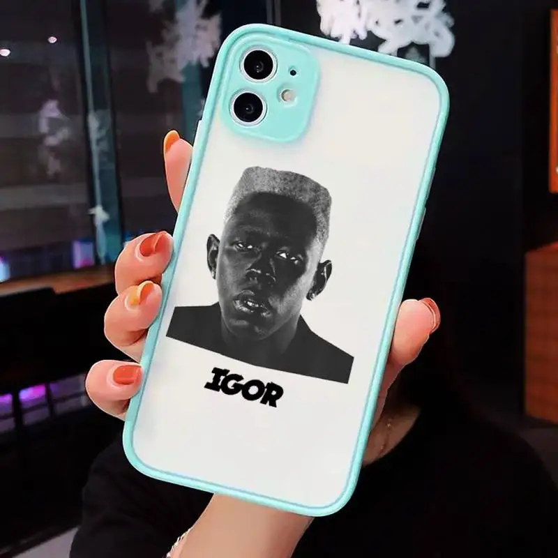 

Rapper Tyler Creator golf Phone Cases matte transparent For iphone 7 8 11 12 plus mini x xs xr pro max cover