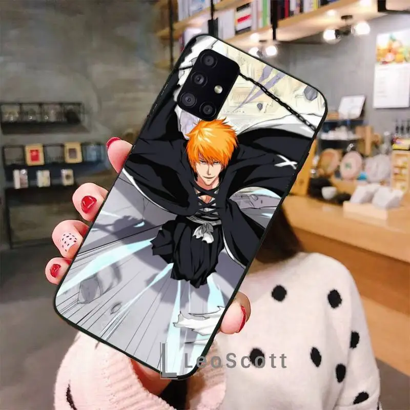 

Anime Kurosaki Ichig Phone Cases For Samsung A50 A51 A71 A31 A21S S8 S9 S10 S20 S21 Plus Fe Ultra 4G 5G
