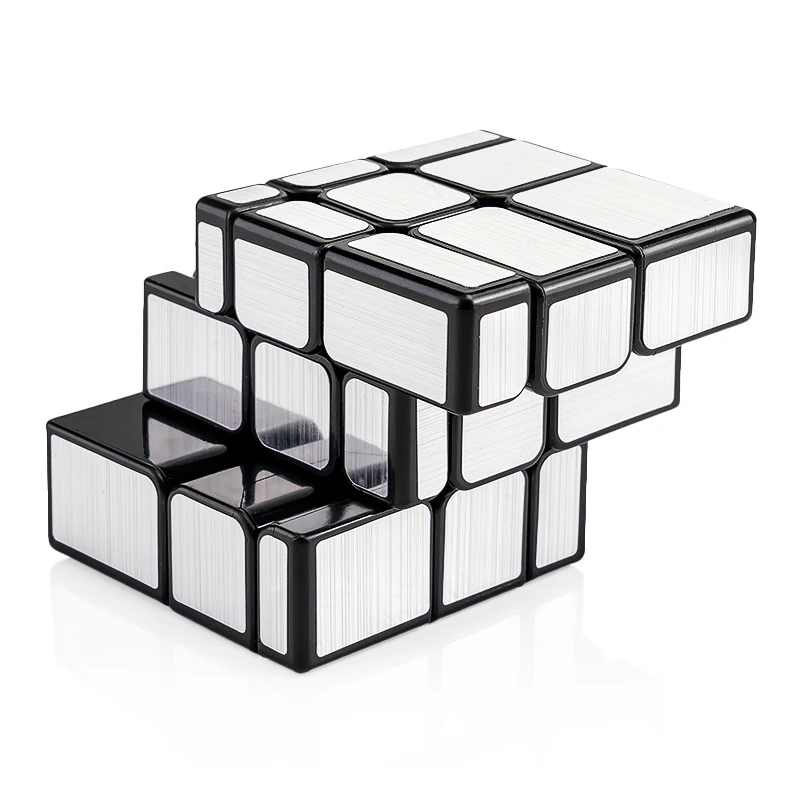 3x3x3 зеркальный Магический кубик головоломка твист плавно развивающие игрушки