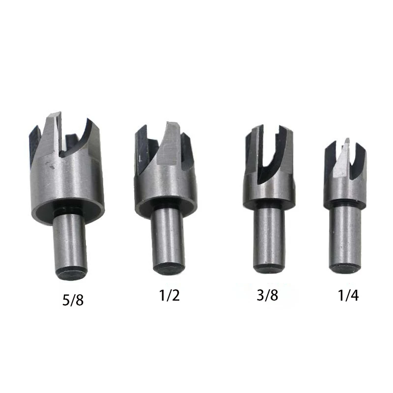 8 шт. бурильные 5/8 &quot1/2&quot 3/8 &quot1/4&quot углеродного Сталь машина для обработки