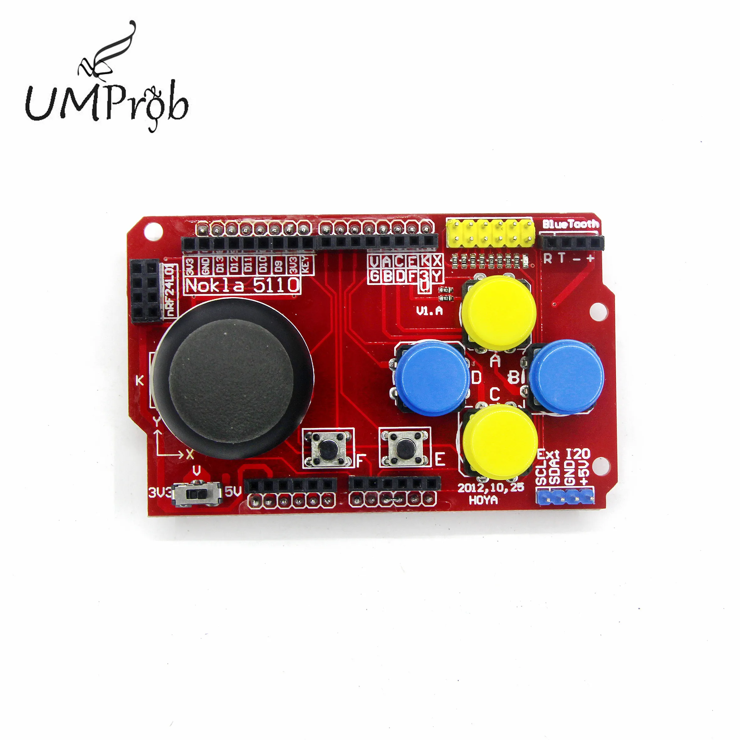 Щит джойстика Плата расширения аналоговая клавиатура и функция мыши щит V1.2 для