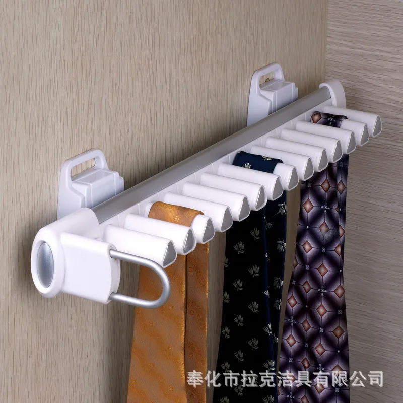 

Supply overall wardrobe cloakroom combination wardrobe space aluminum alloy multifunctional tie rack storage rack