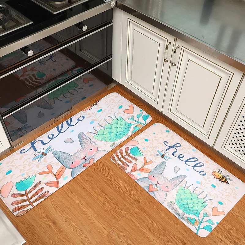2 шт./компл. кухонные коврики для ванной комнаты Нескользящие Детские Коврики