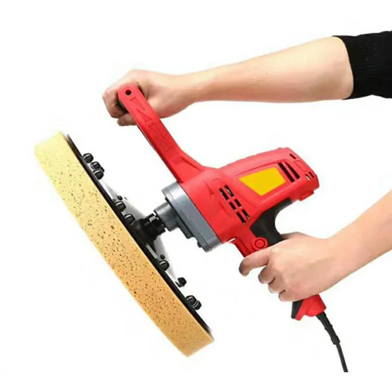 

220V electric concrete epoxy cement mortar trowel mason wall smoothing and polishing machine plastering bucket trowel tool