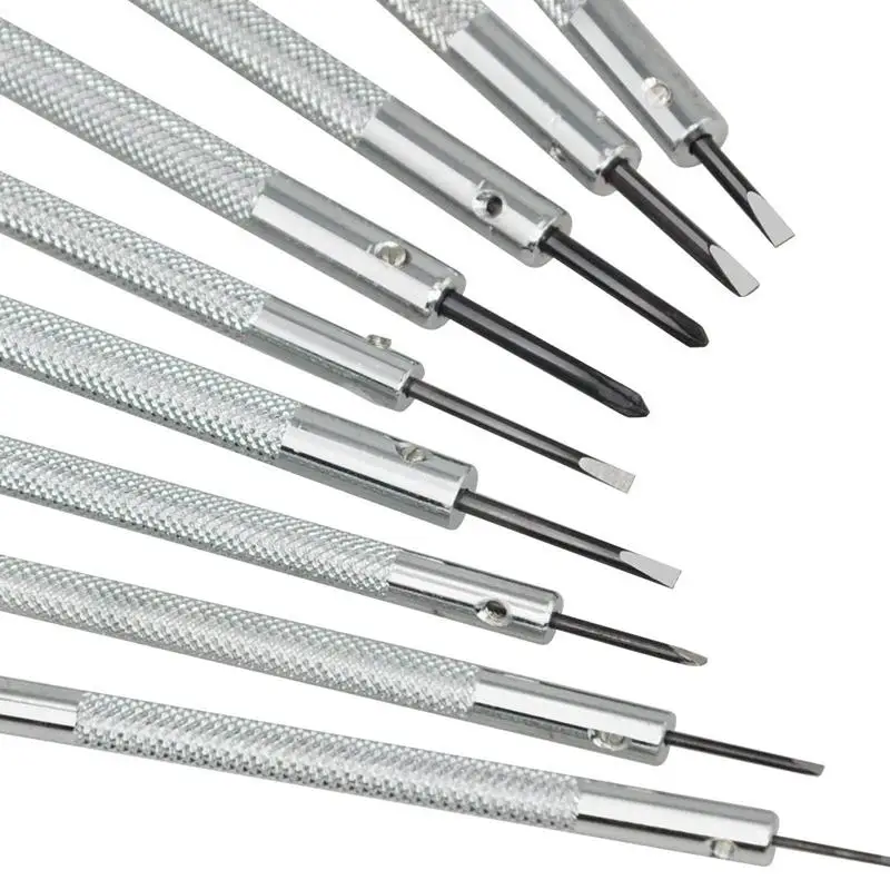 Watch Screwdrivers Set Of 9 Professional On Stand Precision Screwdriver | Инструменты