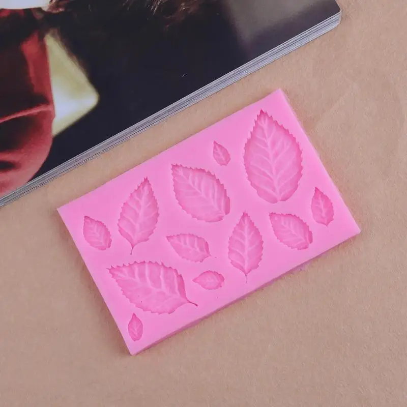 3d листья силиконовые формы помадка ремесло торт Конфеты Шоколад мастика ледяное
