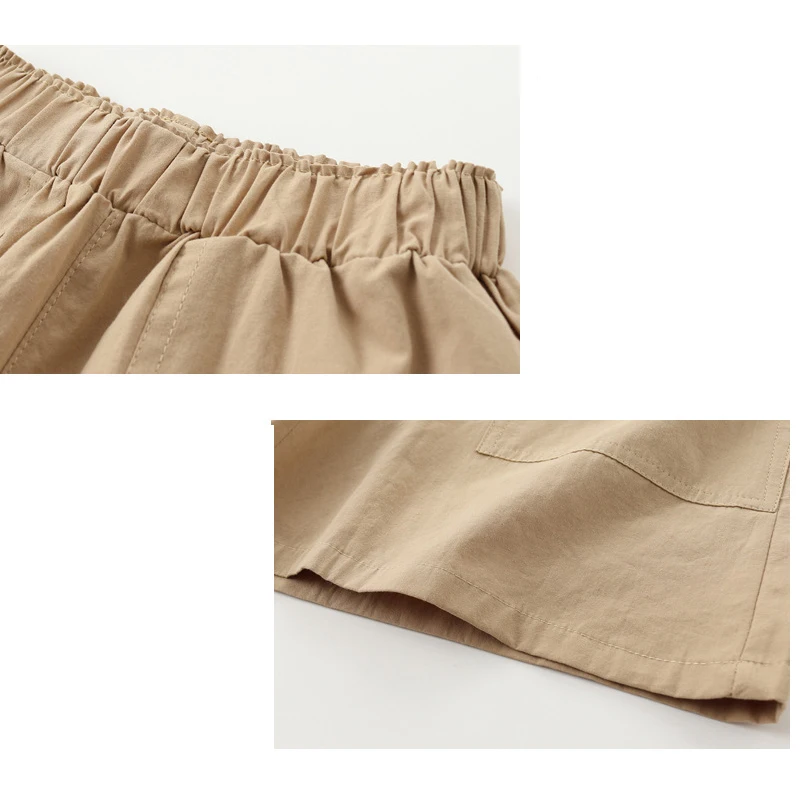 Комплект летней детской одежды для девочек Футболка с рукавами рюшами + шорты