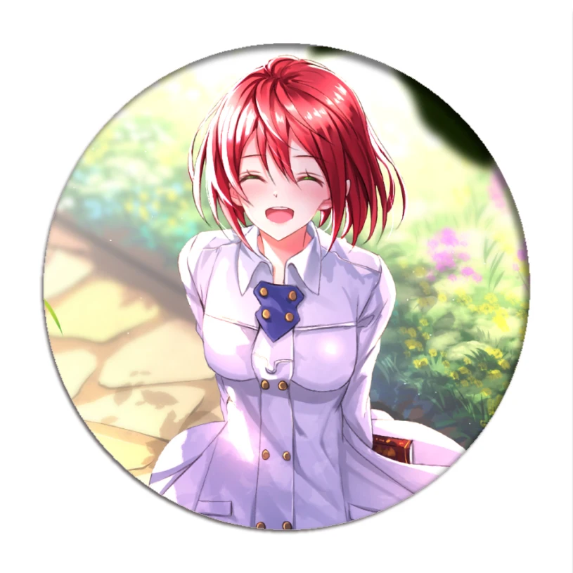 Akagami no Shirayukihime Значки для косплея Shirayuki Icon Collection Zen Wistalia Kurarinesu нагрудная булавка