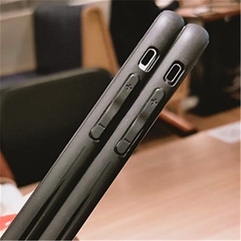 Мягкий силиконовый чехол для IphoneSe2020 11 XR 11Pro Max 8P 7P XS 8 6s черный защитный из ТПУ с