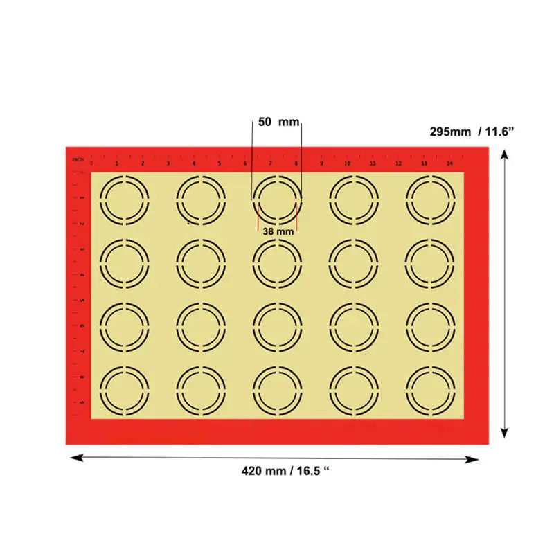 Лидер продаж антипригарный силиконовый коврик для выпечки Кондитерские
