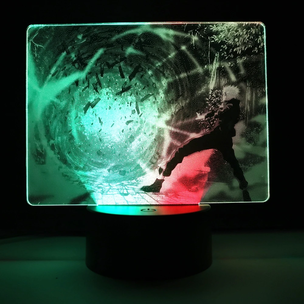 

Colorful Anime Jujutsu Kaisen Two Tone LED Night Light for Kid Bedroom Decor Birthday Gift Manga Jujutsu Kaisen Two Tone 3D Lamp