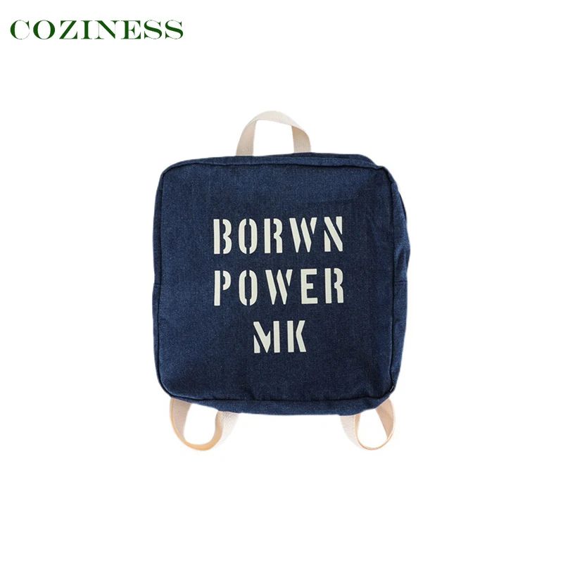 

COZINESS Baby Backpack Cotton Letter Light High Capacity Child Go Out Multifunction Breathable New Hot Falsh Sale Child Bag
