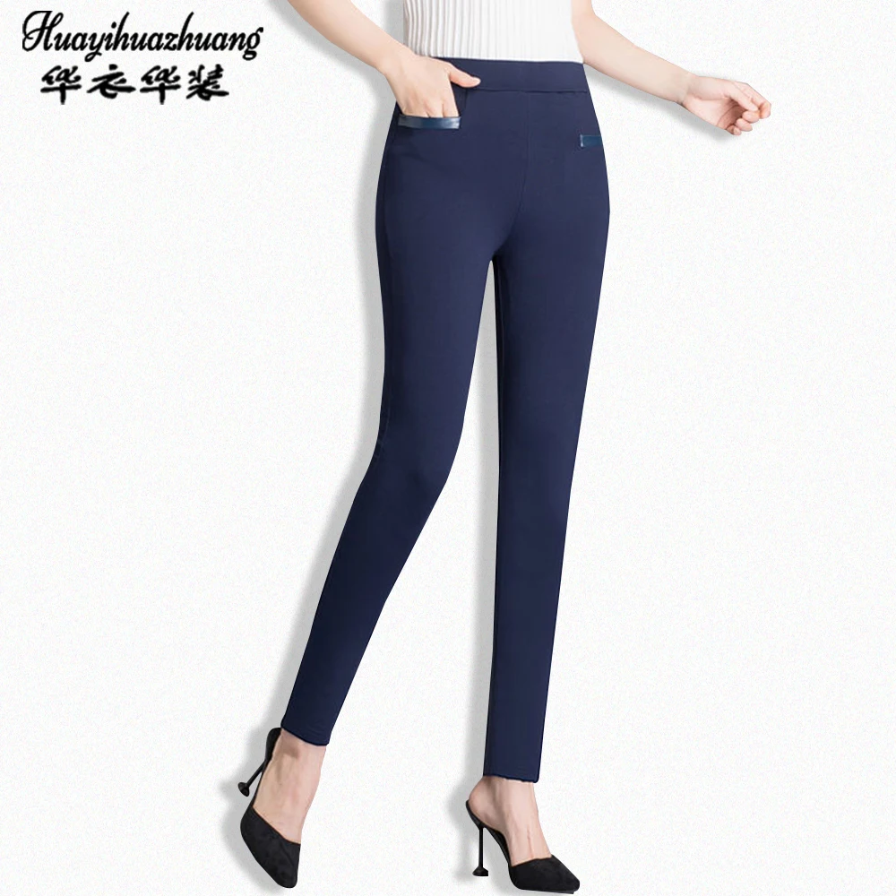M-4XL trousers spring and autumn Legings Women Legging Pants Thin Large Size Stretch Ankle-Length New summer 2020 | Женская одежда