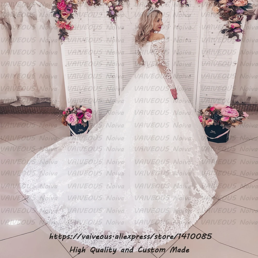 Винтажное свадебное платье с длинным рукавом 2020 Robe de Mariee новое поступление