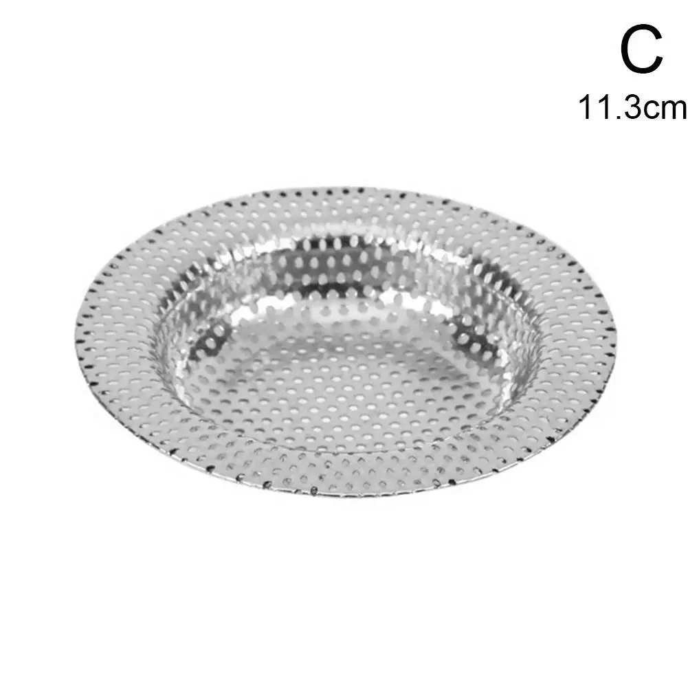 

7Cm / 9Cm / 11.3Cm Sink Strainer Drain Hole Filter Trap Sink Strainer Steel Bath Sink Waste Screen Dropship