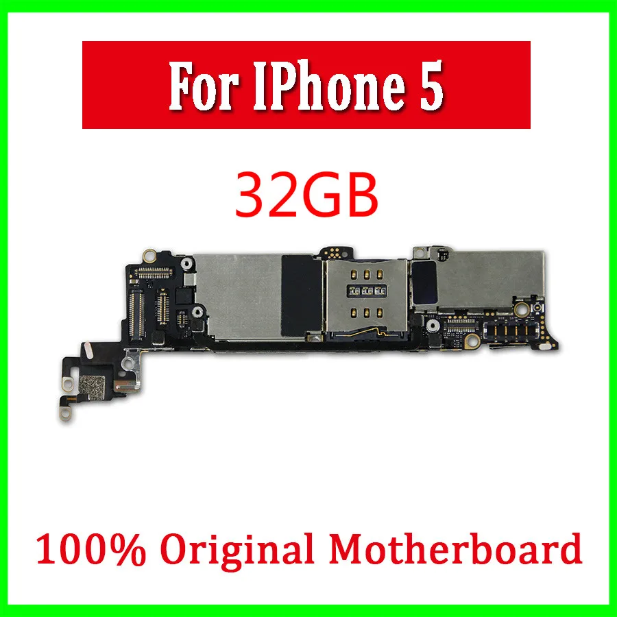 32 Гб с чипами, оригинальная разблокированная материнская плата для iphone 5, оригинальная материнская плата для iphone 5 5g