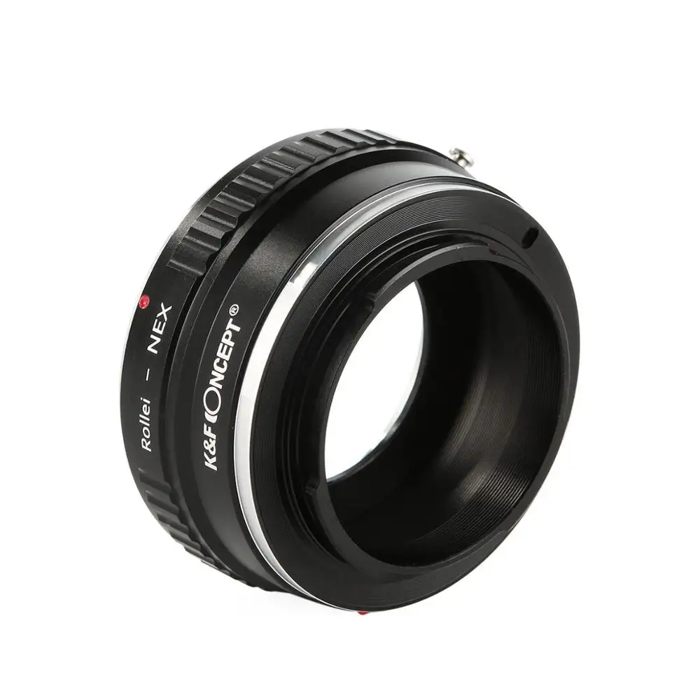 K &amp F адаптер с крышкой объектива для Rollei QBM крепление к Sony E-mount камеры NEX A7R2 A7R3 A7M3