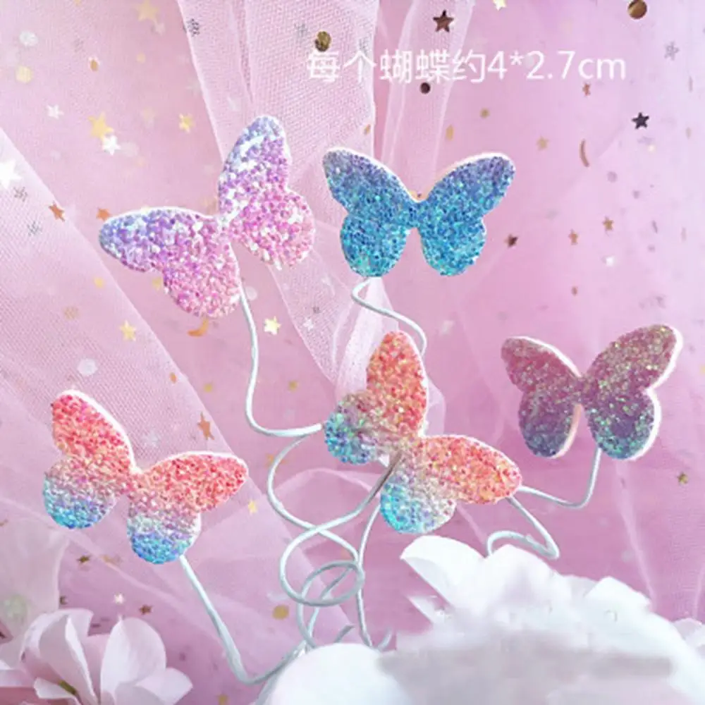 

Symphony Butterfly Happy Birthday Cake Topper Cake Decorations For Adult Cake Decorating Tools Supplies Cake Decor Accessories
