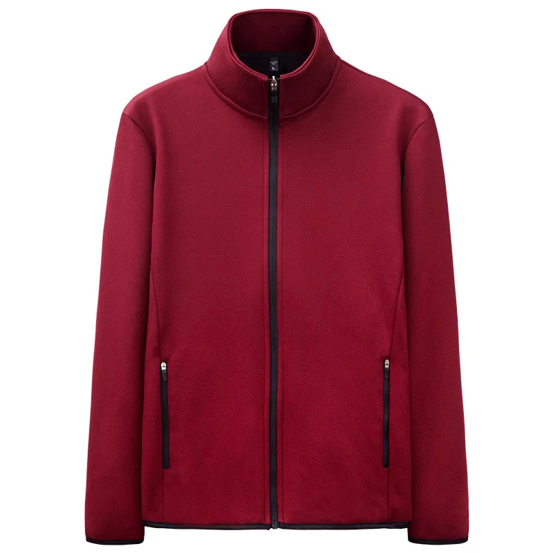 Autumn Winter Men Sweatshirt Fleece Jacket Male Cardigan Hoodies Stand Collar Sportswear Tracksuit Baseball Coat | Мужская одежда