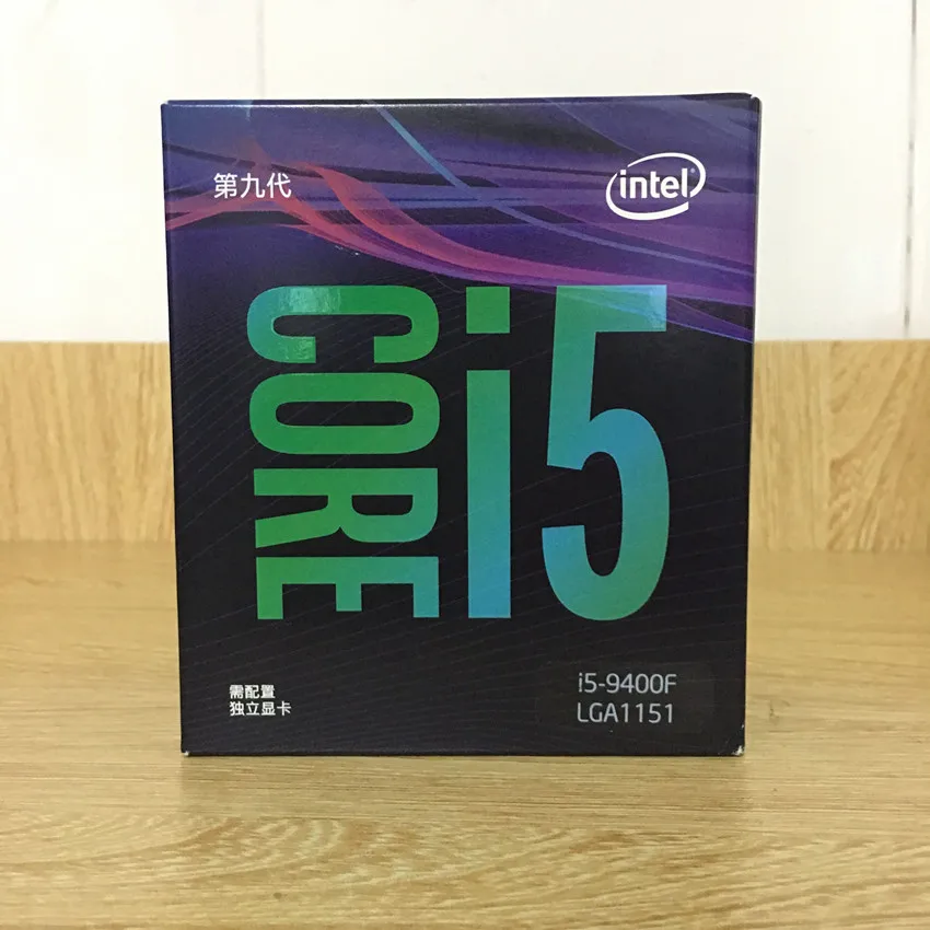 Процессор Intel Core i5-9400F для настольных ПК, 6 ядер, 4,1 ГГц, Turbo, без графического процессора, 9 заказов