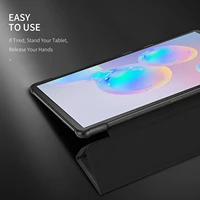 tablet case for samsung galaxy tab s6 case smart sleep wake dux ducis domo trifold protective case