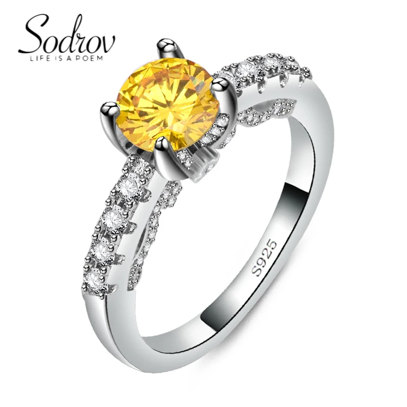 

Rings 2020 Trend Jewelry Women's Ring Couple Rings Rings 2021 Trend Ring with Yellow Stone Rings for Women