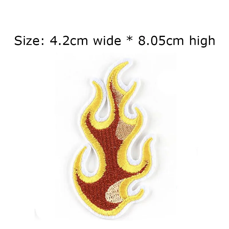 1 шт. огненная лапа бесплатная доставка вышивка высотой 8 05 см патч для пришивания