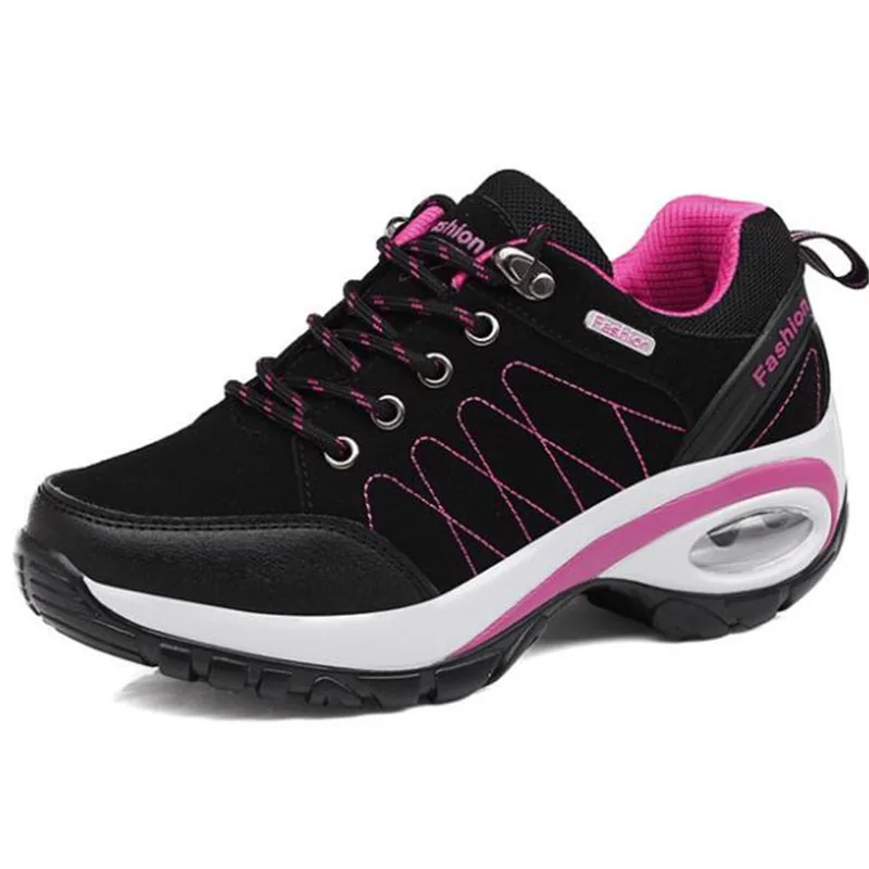 

Hiking women's shoes non-slip wear-resistant hiking leisure increased air cushion women sneakers shoes rocking tenis feminino