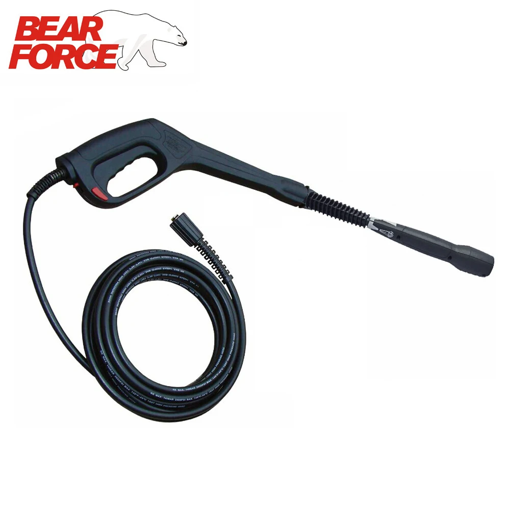 Совместим с пистолетом для мойки машин и шланговым комплектом 6 м моек высокого