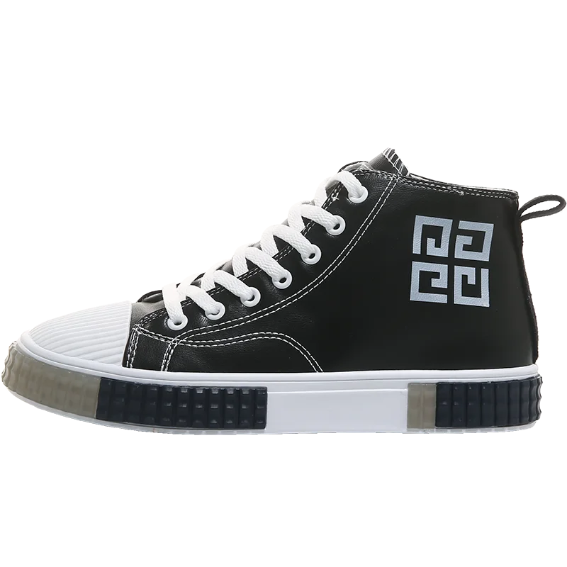 

2021 High Quality Spring New Versatile Comfortable High-Top Small White Shoes Men's Shoes Board Shoes Casual Shoes Fashion Shoes