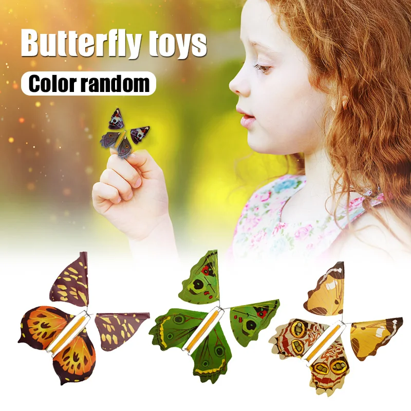 

Toys Flying Butterfly Bookmark Creatives Children's Stress Relief Toys ookmark Stationery Children School Supplies Gifts