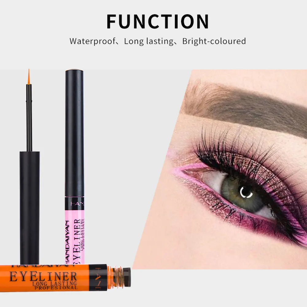 12 цветов Матовая жидкая подводка для глаз карандаш быстросохнущая водостойкая