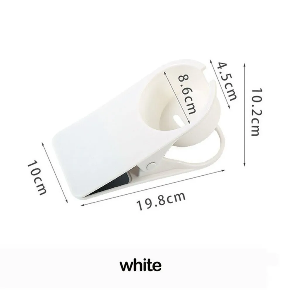 

Beverage Cup Holder Clip Cup Table Universal Accessories Useful Desk Holder