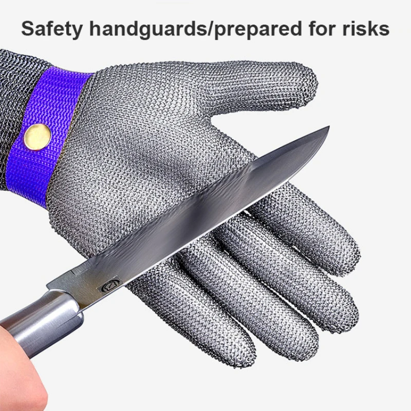 

New Type Of Anti Cutting Steel Wire Mesh Gloves For Outdoor Survival Outdoor Fishing Gloves 2022 Anti Cut Knife Fishing Tools