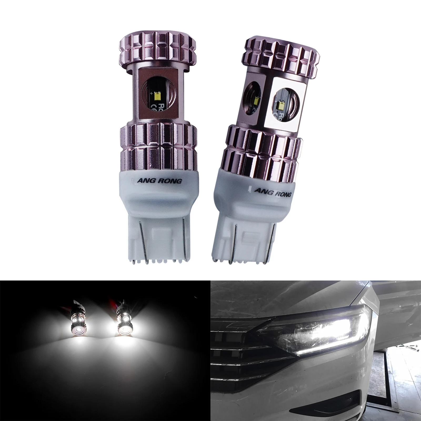 

2x T20 W21W 7443 7440 6 SMD СВЕТОДИОДНЫЙ ная лампа DRL, боковая подсветка для Vauxhall Insignia CORSA D